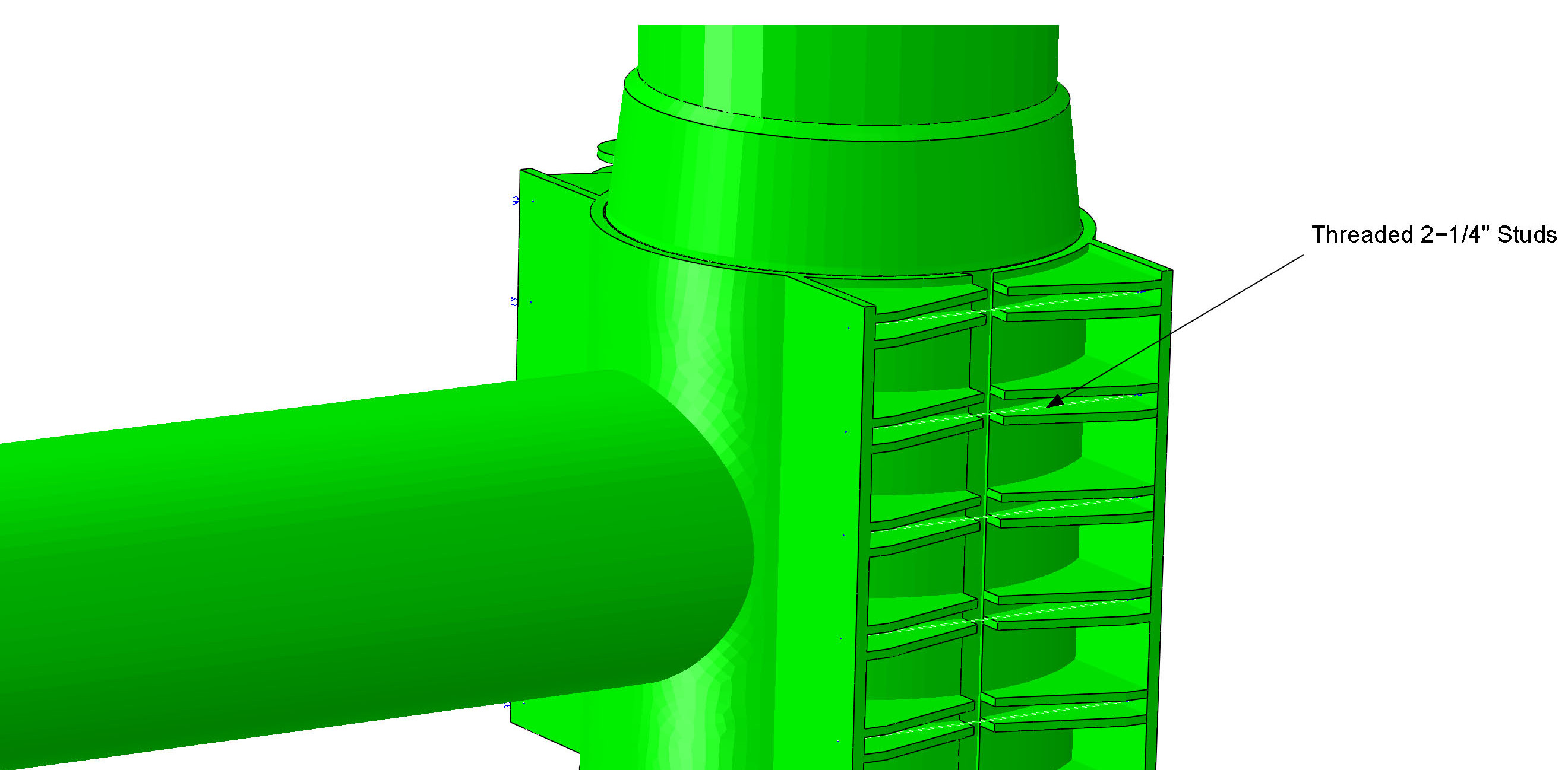 Clamp finite element model